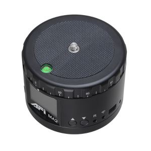 2018 mejor soporte de cámara AFI MA2 cabeza giratoria de 360 grados de Panorama Head Bluetooth para cámara Dslr y teléfono celular